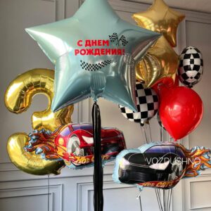 Шары воздушные для мальчика"Пит Стоп"