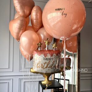 Воздушные шары для неё "Сладкий торт"