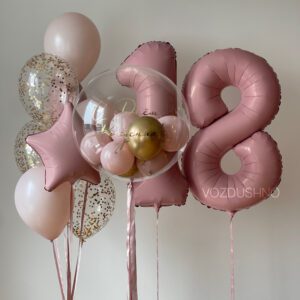 Воздушные шары для девушки"18"